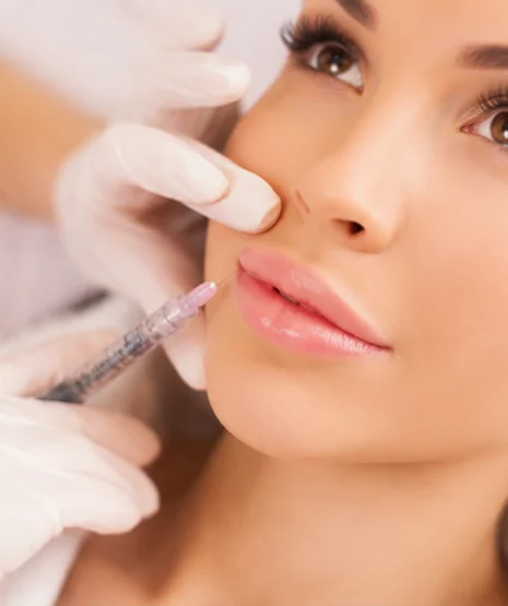 Injectable treatment being prepared